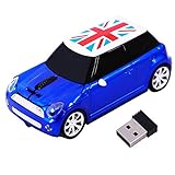 Jinfili Cool Style Car Wireless Mouse Ergonomic USB Gaming Mice for Desktop Laptop PC Notebook