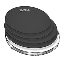 Drum mutes for fusion-sized kits: 10, 12, 14, 14 (snare) Provides a 95 percent volume reduction Will not drastically alter the drums feel A great gift for any drummer; practice at home without having to worry about volume control All soundoff by evan...