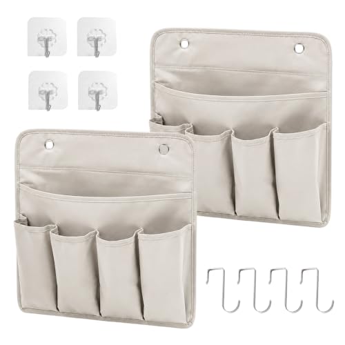 Buwexus 2 Unidades Organizador Colgante con Ganchos, Estante Colgante de Pared con 5 Bolsillos, Gran Capacidad de Almacenamiento Colgante para Autocaravana, Camping, Dormitorio, Pasillo, Oficina Buwexus 2 Unidades Organizador Colgante con Ganchos, Estante Colgante de Pared con 5 Bolsillos, Gran Capacidad de Almacenamiento Colgante para Autocaravana, Camping, Dormitorio, Pasillo, Oficina