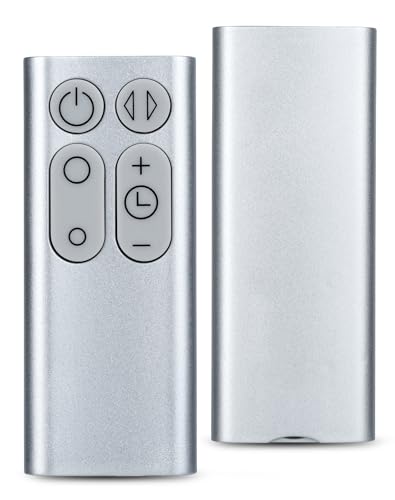 扇風機 交換用リモコン for ダイソン AM11 TP00 TP01暖房・冷房ファン クールファン加湿器 空気清浄機 リモコン 対応タワー 扇風機リモコンのみ ホットアンドクール ホット&クール 互換品(AM11 TP00 TP01通用シルバー)の商品画像（Amazon）