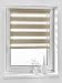Produktbild Vidella Doppelrollo zebra Fenstermontage 75 cm, beige, ZZ-11 75