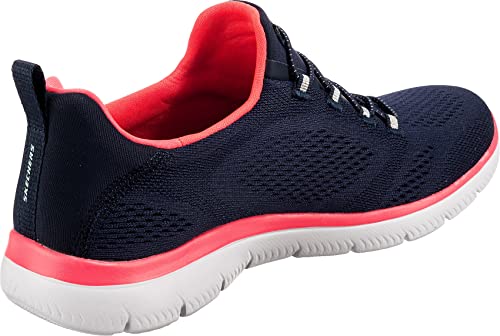 Skechers Skechers Women's Summit-Perfect Views - Navy/Neon Pink - US 9