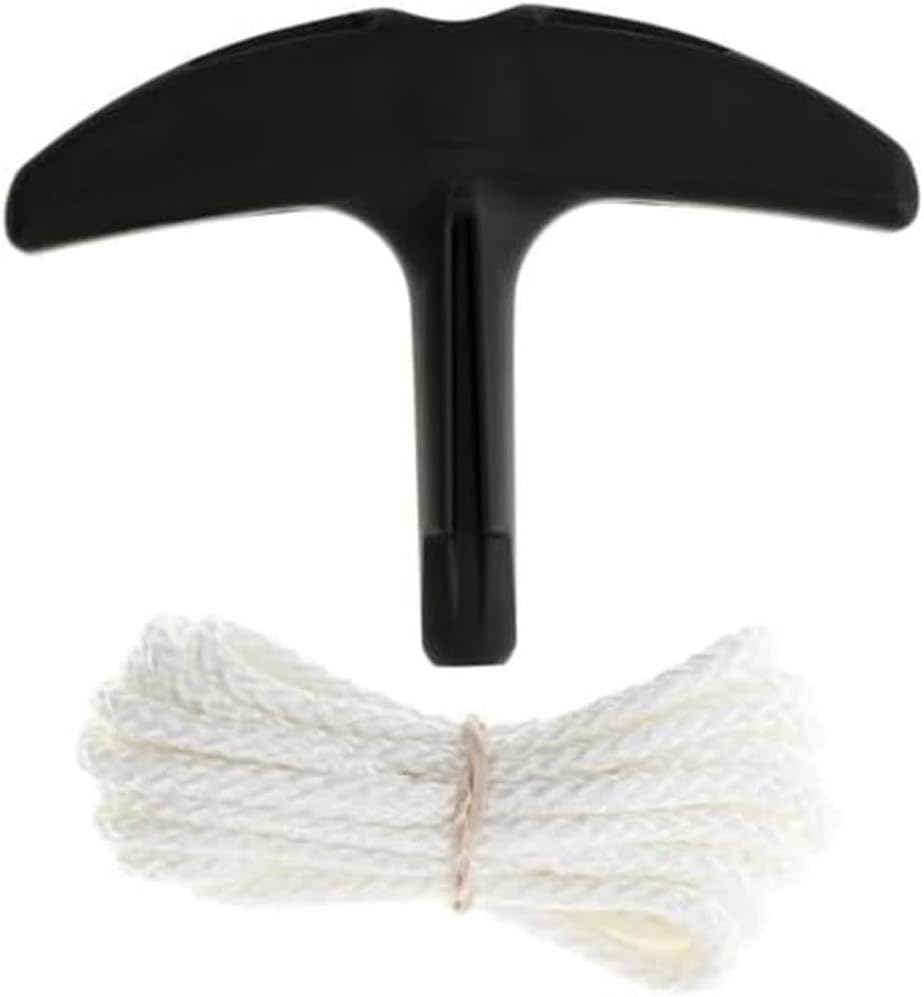 Fully Compatible with PowerCare Starter Handle 88" Solid Nylon Cord Universal Fit Recoil Starter Mower
