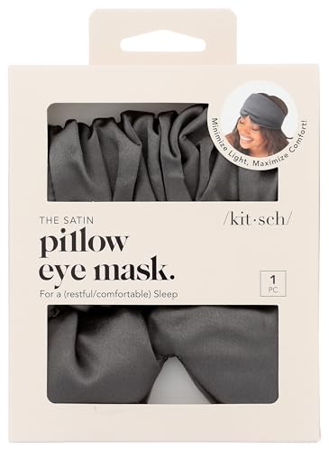 Kitsch Satin Sleep Mask - Eye Mask for Sleep, Softer