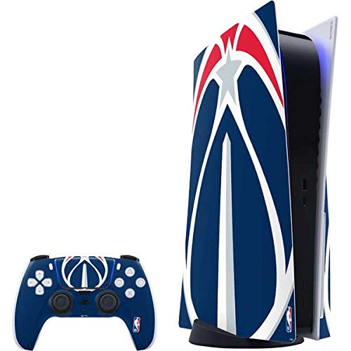 Skinit Decal Gaming Skin Compatible with PS5 Console and Controller - Officially Licensed NBA Washington Wizards Large Logo Design