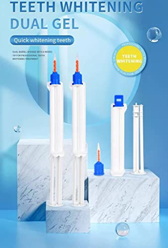 Laserglow Professional Teeth Whitening Gel 44% Hydrogen Peroxide Dual Barrel Syringe Fast Results #TOP1