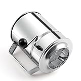 NINMORTH Mehlsieb aus Edelstahl mit drehbarer Kurbel, Kapazität für 8 Tassen, feines Sieb, Kuchenherstellung