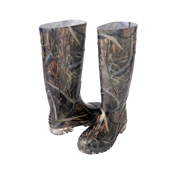 迷彩 レインブーツ 長靴 27cm ウッドランドカモ PVC ブーツ レインシューズ レインウェア 雨具 雨靴 通勤 通学 アウトドア 迷彩 レインブーツ 長靴 27cm ウッドランドカモ PVC ブーツ レイン