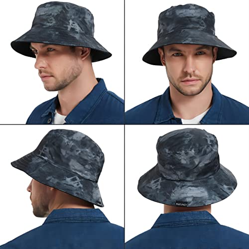 EINSKEY Reversible Camo Bucket Hat, Unisex UPF 50+ Cotton Sun Hat for Outdoor Beach Travel Golf Safari Fishing Travelling Hiking - Image 6