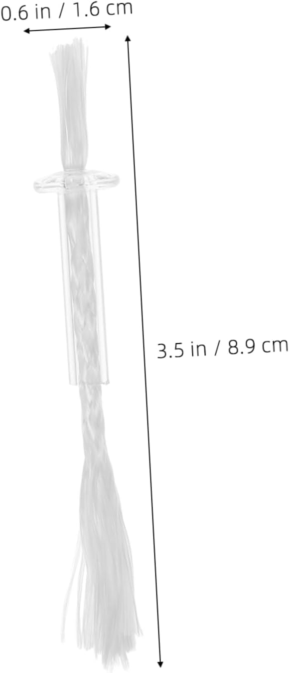 2pcs Cotton Wicks for Oil Lamps Clean Burning Replacement Wicks for Kerosene Lanterns Compatible with Buddha Lamps for Weddings and Special Events