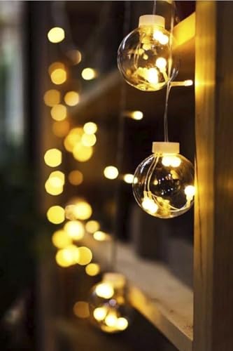 Ampul; Dekoratif Günışığı Top Perde Led Çocuk Odası Teras Salon Çam Süsleme Yılbaşı Parti Aydınlatma, sada010552