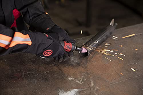 Chicago Pneumatic Cp7405 - Air Die Grinder Tool, Welder, Woodworking, Automotive Car Detailing, Stainless Steel Polisher, Heavy Duty, Straight, 7 Inch (180Mm), 1.14 Hp / 850 W - 7500 Rpm #TOP5