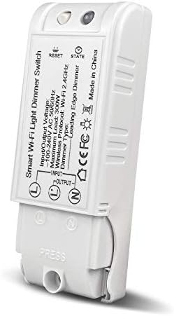 WiFi Dimmer Switch, Bresuve Dimmer Switch Module DIY Wireless Module WiFi Light Switch Timmer Compatible with Alexa/Google Home