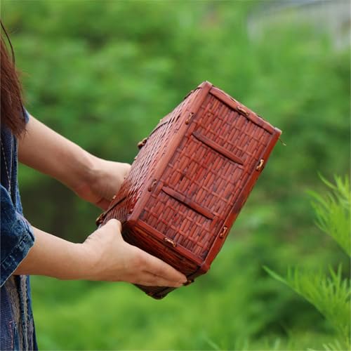 Sac en bambou tissé main de haute qualité pour service à thé traditionnel