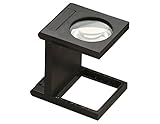 Farbe: schwarz neoLab 2-2440 Fadenzähler Kunststoff, 30 mm x 30 mm