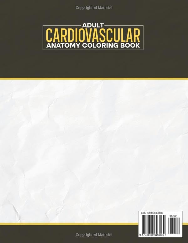 Adult Cardiovascular Anatomy Coloring Book: Comprehensive Cardiology Guide for Nurses, Medical Students and Healthcare Students. Master Cardiovascular ... Exercises (MedMindful Masterpieces) - Image 2