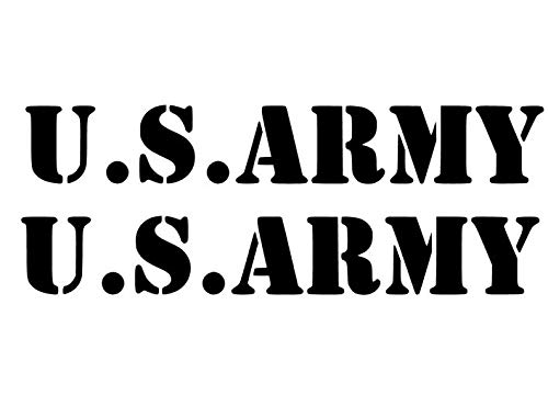 Generisch 2X Adesivo con Scritta US Army 2X United...