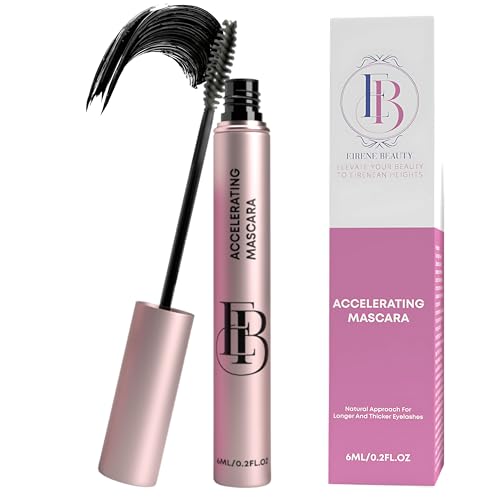 Eirene Beauty Korean Oil Free,Waterproof, Accelerating, Lengthening, 3D Fibre Lash, Volumizing, Smudge-Proof, Vegan Formula Mascara 6ml