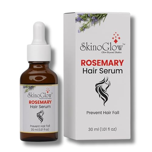 Rosemary Hair Serum for Hair Fall Control, Scalp Nourishment & Shine | Lightweight Non Sticky Hair Growth Support Serum with Rosemary Extract for Men & Women 30 ml