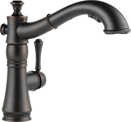 Delta Faucet Cassidy Single-Handle Kitchen Sink Faucet with Pull Out Sprayer and Magnetic
