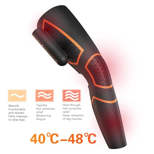 Beinmassagegerät, Wärme, Elektrisches Luft-Luftkompressions-Beinmassagegerät, 3 Modelle, USB, Für Waden-, Knie- Und Oberschenkelmuskeln, Entspannung, Lindert Schmerzen, Geschenk Für Papa, Mama – Bild 3
