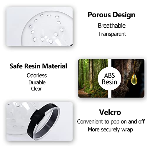 image for Cat Transparent Muzzle with Breathable Hood, Adjustable Kitten Astrona