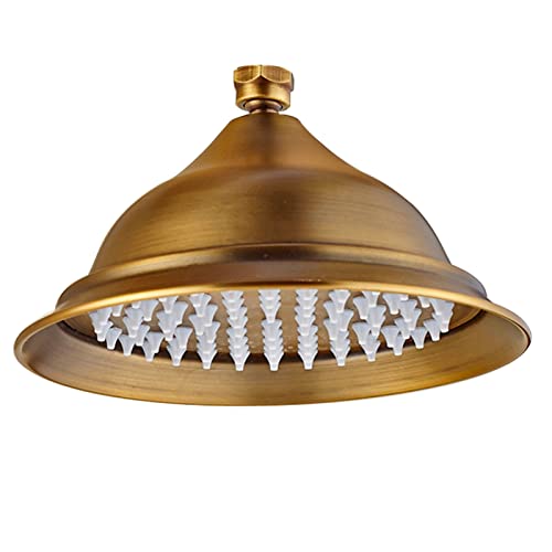 Pomme de douche fixe laiton antique et accessoires de salle de bain haute pression jet pluie