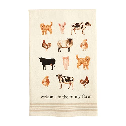 Serviette cuisine Animaux de la Ferme Mud Pie pour essuyage sans trace - 2