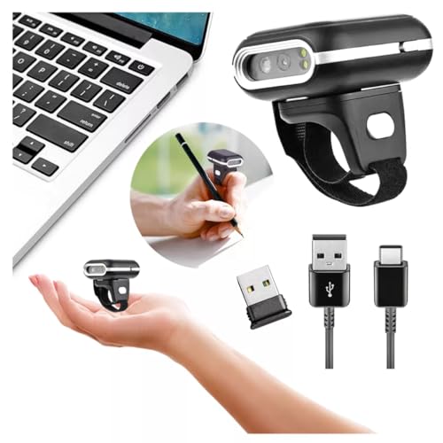 NovaVida, Leitor de Codigo de Barras Qr Code de Dedo Bluetooth sem Fio