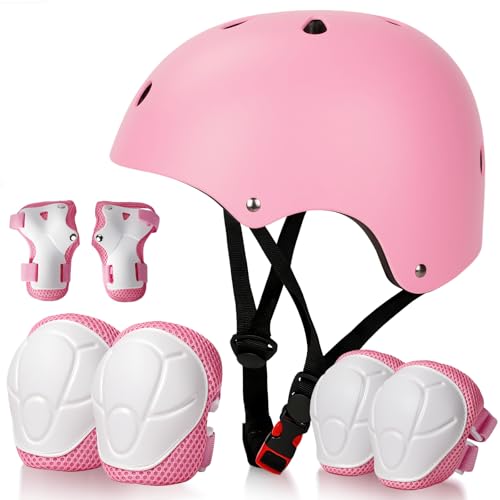 Kids Bike Helmet,Adjustableoddler Skateboard Helmets for 3-5-8-14 Years Kids Girls Boys Youth Bicycle Helmet for Scooter Balance Bike Rollerskating Skateboard