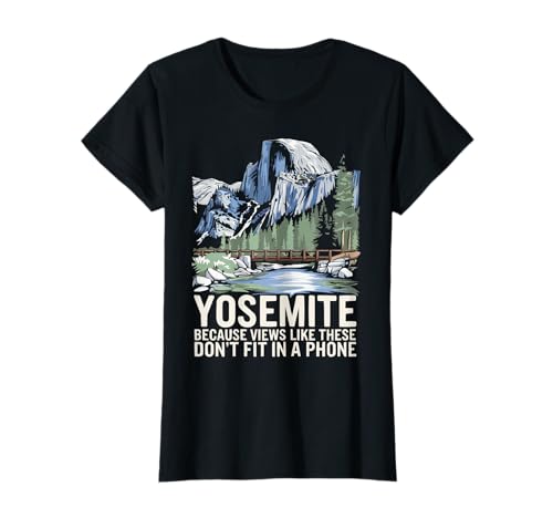 Parque Nacional Yosemite Montaña Naturaleza California Camiseta