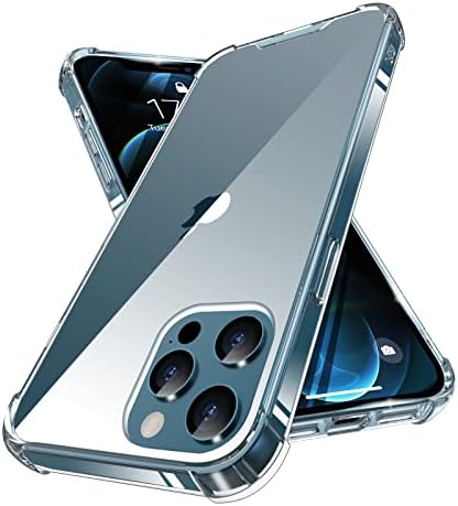 Pepmune for iPhone 12 Pro Max Case [Hard Back] [Shock-Absorption] Four Corner Bumpers Anti-Scratches Protective Apple iPhone 12 Pro Max Phone Case 6.7 inch Clear