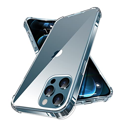 Pepmune For Iphone 12 Pro Max Case [Hard Back] [Shock-Absorption] Four Corner Bumpers Anti-Scratches Protective Apple Iphone 12 Pro Max Phone Case 6.7 Inch Clear #TOP3