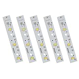 WISINY WR55X26671 Freezer LED Light Board Compatible for GE Refrigerator LED Light Replacement Part Replace 4468532 EAP11767930 LED3344588 PS11767930 AP6035586 5PCS