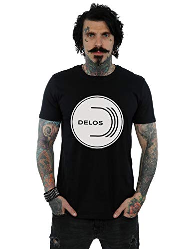 Image of Absolute Cult Westworld Men's Delos Circular Logo T-Shirt Black Large