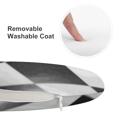 Housse de chaise ronde lavable pour salle à manger moderne - 4