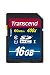 Transcend 16GB SDHC Class 10 UHS-1 Flash Memory Card Up to 60MB/s (TS16GSDU1P)