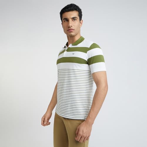 Image of Park Avenue Men's Cotton Regular Fit T-Shirt