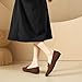 MEFOUND Women's Flats Shoes Ballet Flats Fashion Round Toe Comfortable Flats Dressy Slip on Loafers for Women (Tan,US8)