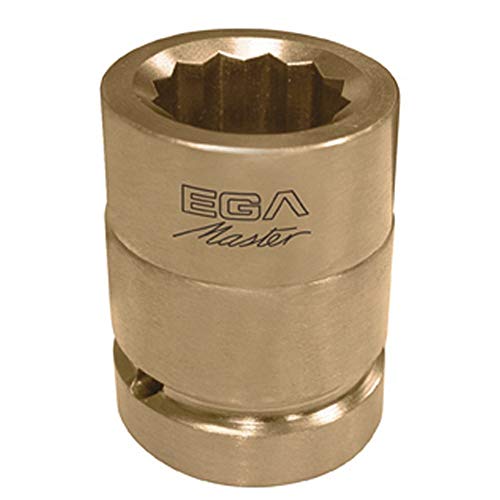 EGA Master 75932 – Impact Steckschlüssel 2,5 cm – 52 mm nicht glänzend cu-be (12 Kanten)