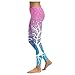 Baumdruck Leggins Damen Lang mit Hohe Taille und Push Up, Sport Hose, Leggings Gym, Figurformende, Tights Hosen für Yoga, Fitness Laufen, Blickdichte Fitnesshose, Shaping Yogahose