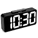 DreamSky Large Digital Alarm Clock with USB Port for Cellphone Charging, Auto Time Set, Snooze, Dimmer, Impaired Vision Digital LED Bedside Desk Plug in Clock.