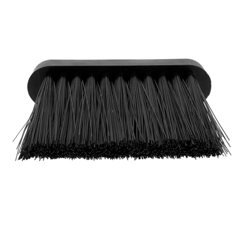 Garneck Chimney Cleaning Brush and Hand Whisk Broom for Fireplace Ash Removal, Soft Bristle Fireplace Brush Head Replacement, Handheld Sweeper for Hearth Cleaning in European Style Homes