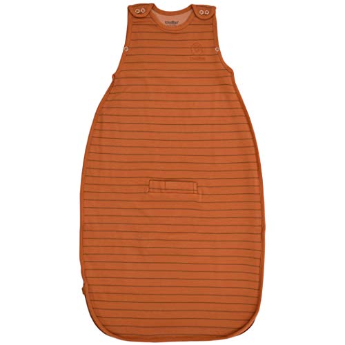 Image of Woolino 4 Season Ultimate Baby Sleeping Bag - Merino Wool and Organic Cotton - Universal Size Adjustable Sleep Sack for Baby - Two-Way Zipper Sleeping Bag (2-24 Months) - Rust