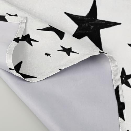 Servilletas de Tela Estrella Negra Minimalista Set x6 20x20 in miniatura 3