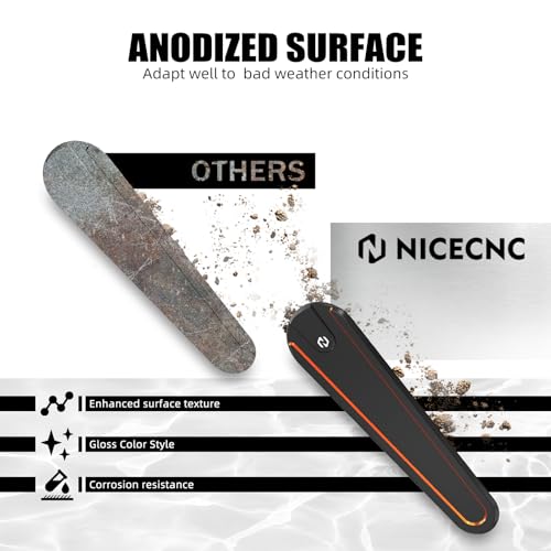 Image of NICECNC Orange Fuel Tank Decorative Plate CNC Laser Cutting Dash Insert Panel Compatible with Harley Street Glide FLHX 2017-2023, Street Glide Special FLHXS 2017-2020, Replacement for 14100855