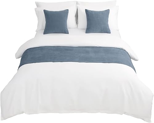 Miniatura 6 de Pasador de cama de una sola capa de chenilla, bufandas de cama de estilo moderno para decoración del hogar y hotel