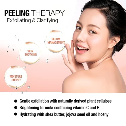Epielle Gommage Peeling Gel | Gentle Exfoliating Face Scrub For Clear And Radiant Skin | Skin Brightener + Dead Skin Remover | 4.0 Fl.oz (118Ml) | 2 Pack | Exfoliator #TOP5