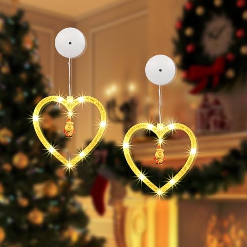 Drezesov LED Sterne Weihnachtsbeleuchtung, 2 Stück 10 LED...