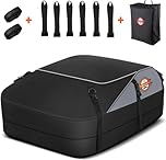 Sailnovo Box Tetto Auto Box Portapacchi per Auto 580L/20 piedi cubi Borsa da Trasporto Impermeabile Per Auto Con O Senza Portapacchi - incluso 6 ganci di sicurezza, 8 cinghie e custodia